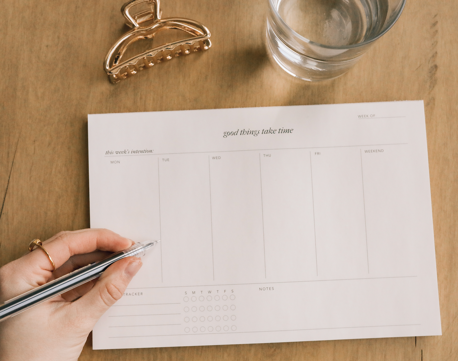 Weekly Notepad