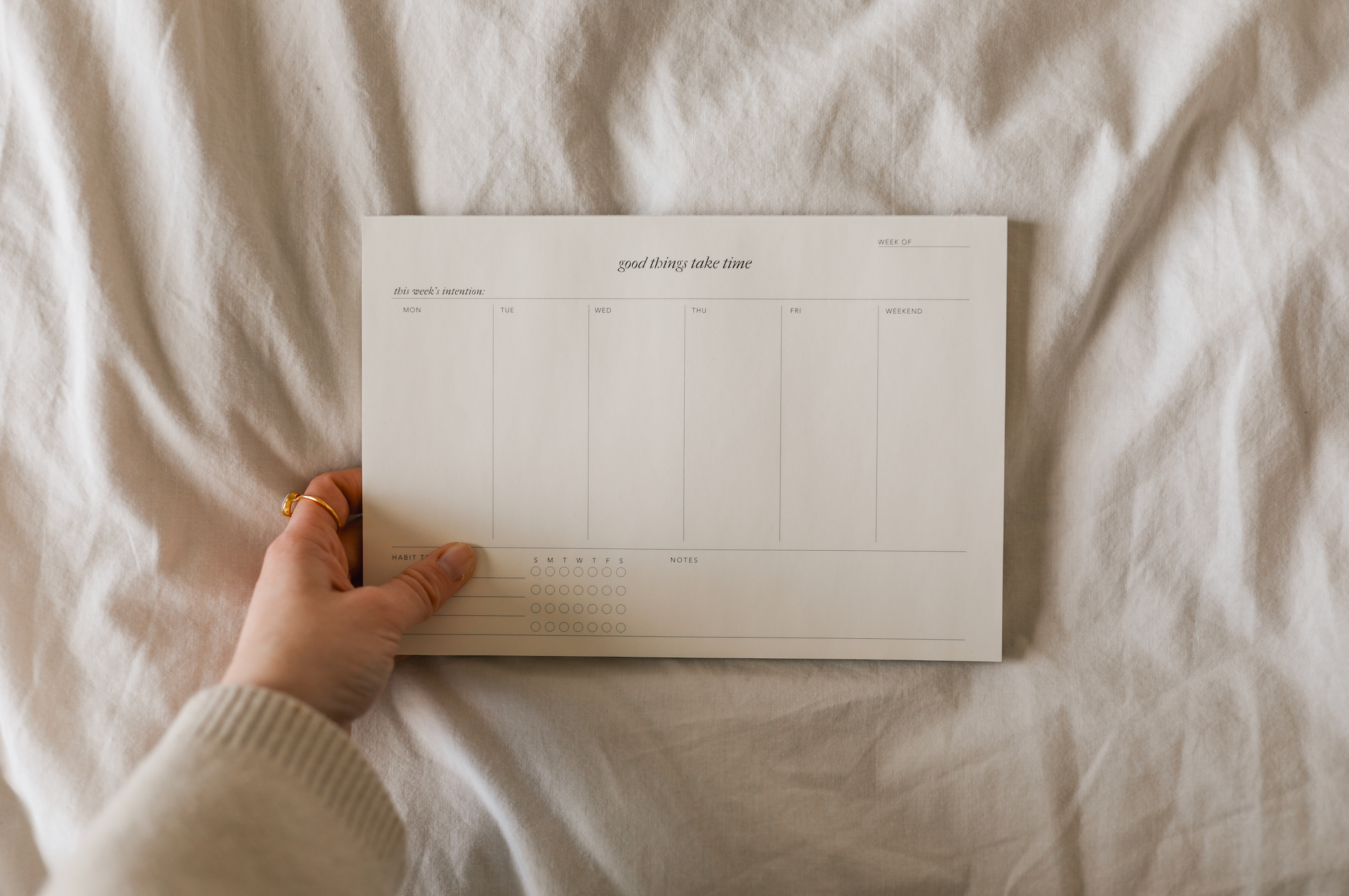 Weekly Notepad