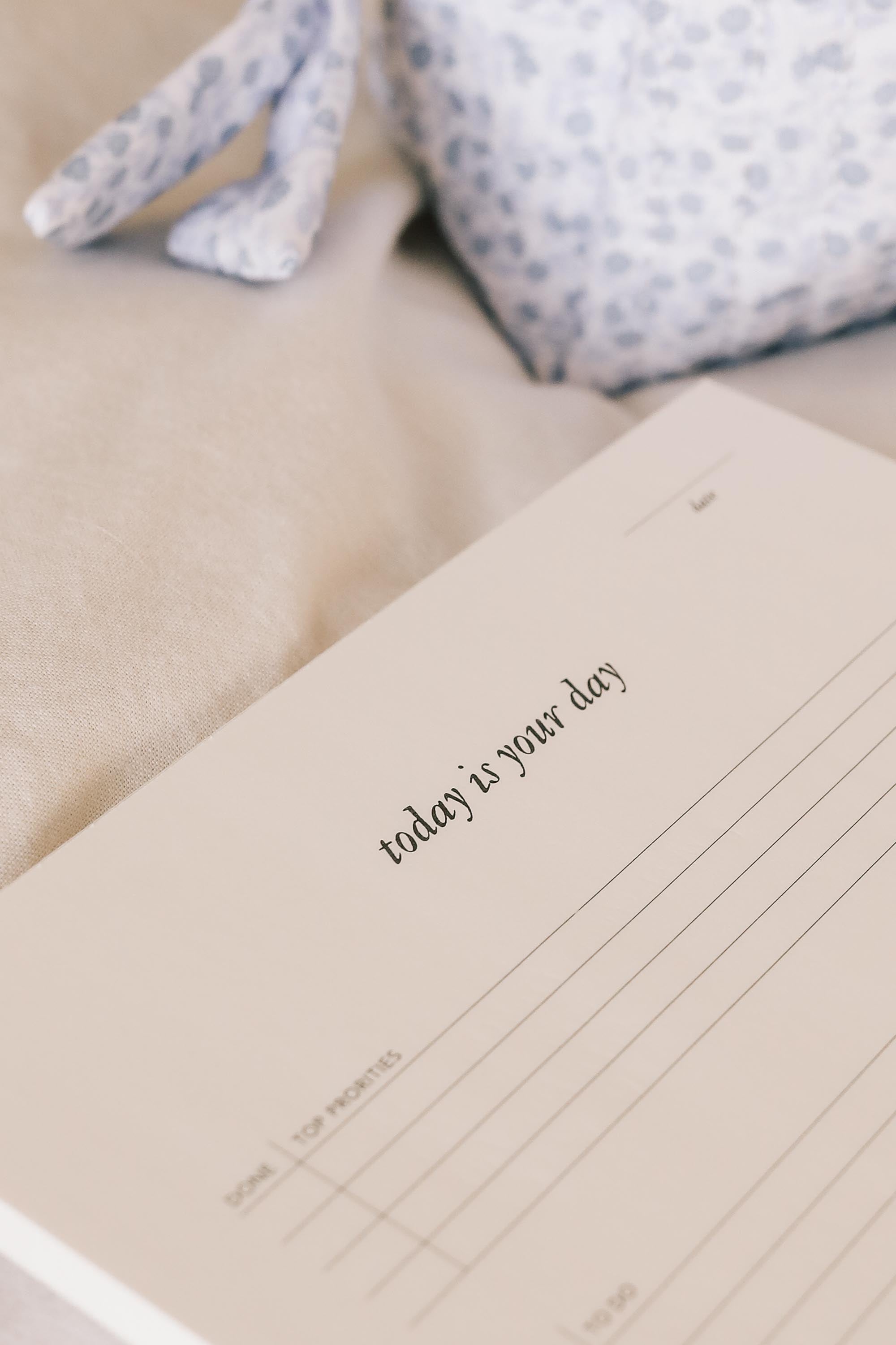 Today is Your Day Daily Notepad